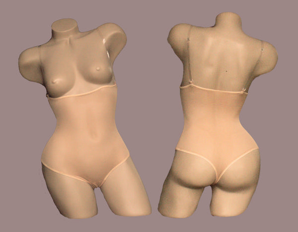 Light Flesh - Underbust with straps - IN STOCK Limited fabric