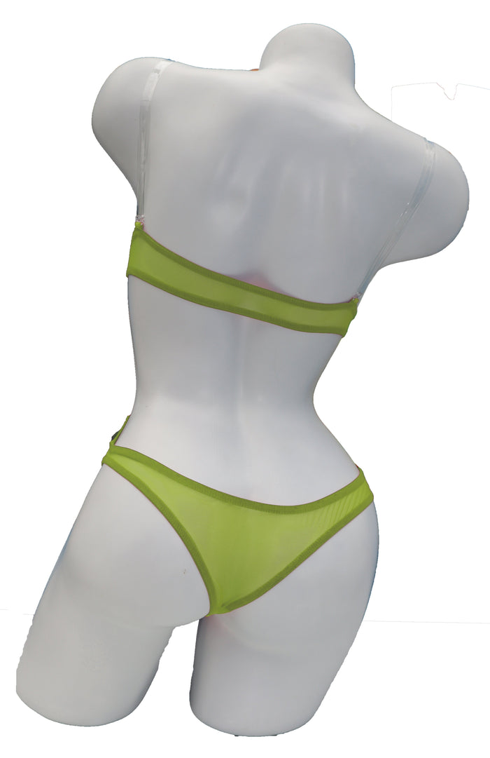 Cutaway Cover with Straps - Lime Green - In Stock