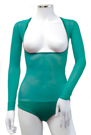 Underbust with Sleeves - Teal - In Stock