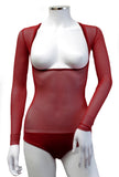 Underbust with Sleeves - Wine - In Stock