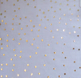 White with Gold Sparkles - Fabric