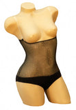 Black Silver Glitter - Underbust with straps - IN STOCK
