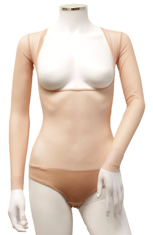 IN STOCK - Underbust with Sleeves - Blush