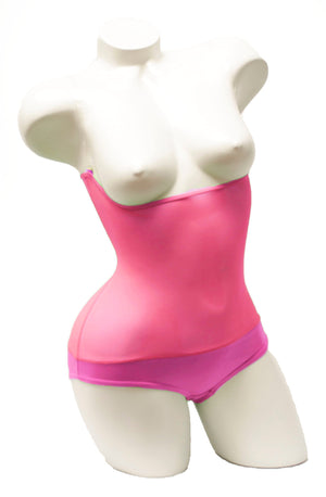 IN STOCK - Underbust with straps - Bright Pink
