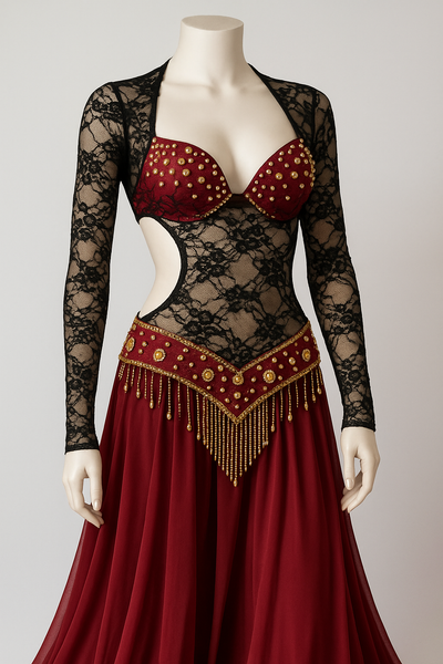 In Stock - Cutaway Cover - Black Lace