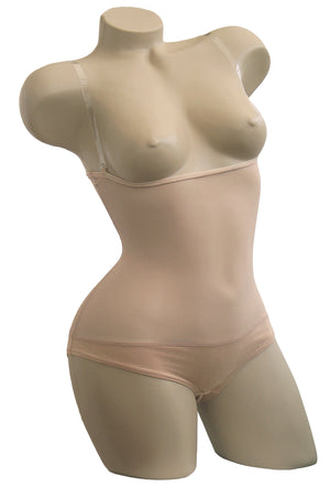 Light Flesh - Underbust with straps - IN STOCK Limited fabric