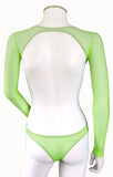 Cutaway Cover with Straps - Lime Green - In Stock