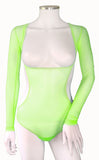 Cutaway Cover with Straps - Lime Green - In Stock