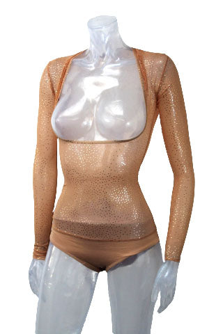 Naturelle Gold Sparkle - Underbust with Sleeves - US Stock