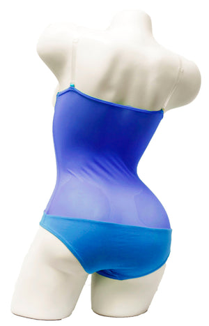 Underbust with straps - Royal Blue - In Stock