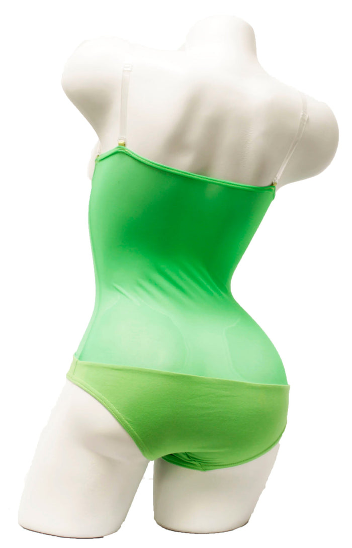 IN STOCK - Underbust with straps - Tropical Green