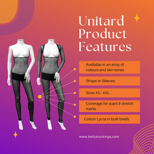 Unitard - Flesh Shimmer Illusion - US Stock