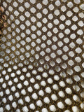 Black Gold Fishnet - Fabric