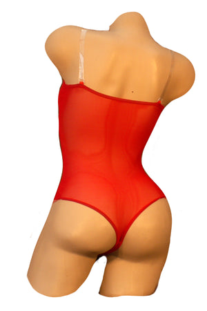 IN STOCK - Overbust with Straps - Old Red