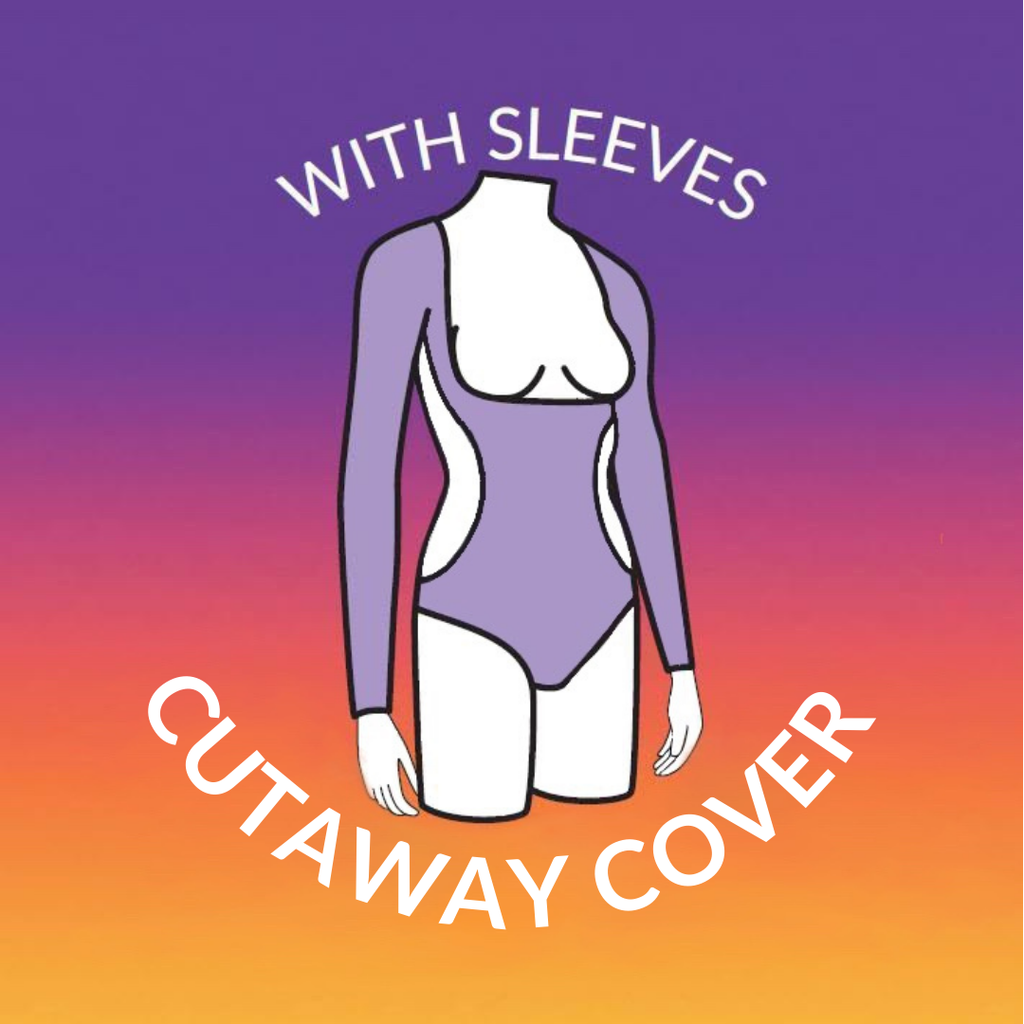 In Stock - Cutaway Cover - Light Tan Silver Glitter