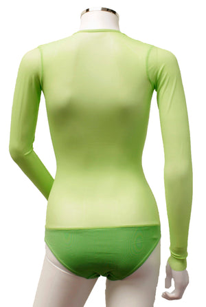 IN STOCK - Underbust with Sleeves - Lime Green
