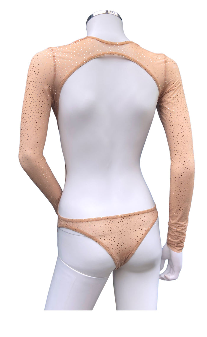 In Stock - Cutaway Cover - Naturelle with Silver Sparkles