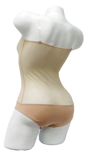 Classic Nude - Overbust with Straps - IN STOCK
