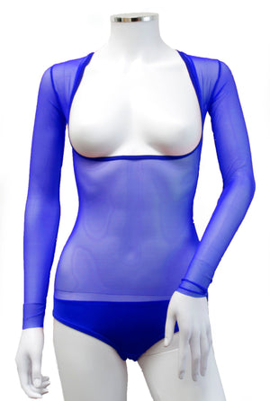 Underbust with Sleeves - Royal Blue - In Stock