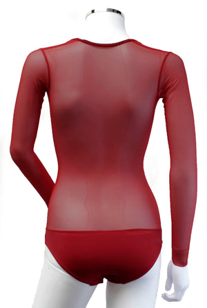 Underbust with Sleeves - Wine - In Stock