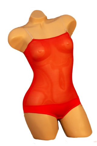 Overbust with Straps - Red