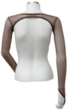 In Stock - Backless Shrug - Chocolate Mousse