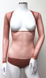 IN STOCK - Underbust with Sleeves -  Deep Blush