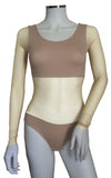 Bodysuit with Sleeves - Butterscotch