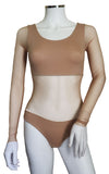 Bodysuit with Sleeves - Naturelle