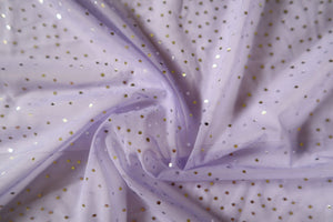 Lilac with Silver Sparkles - Fabric