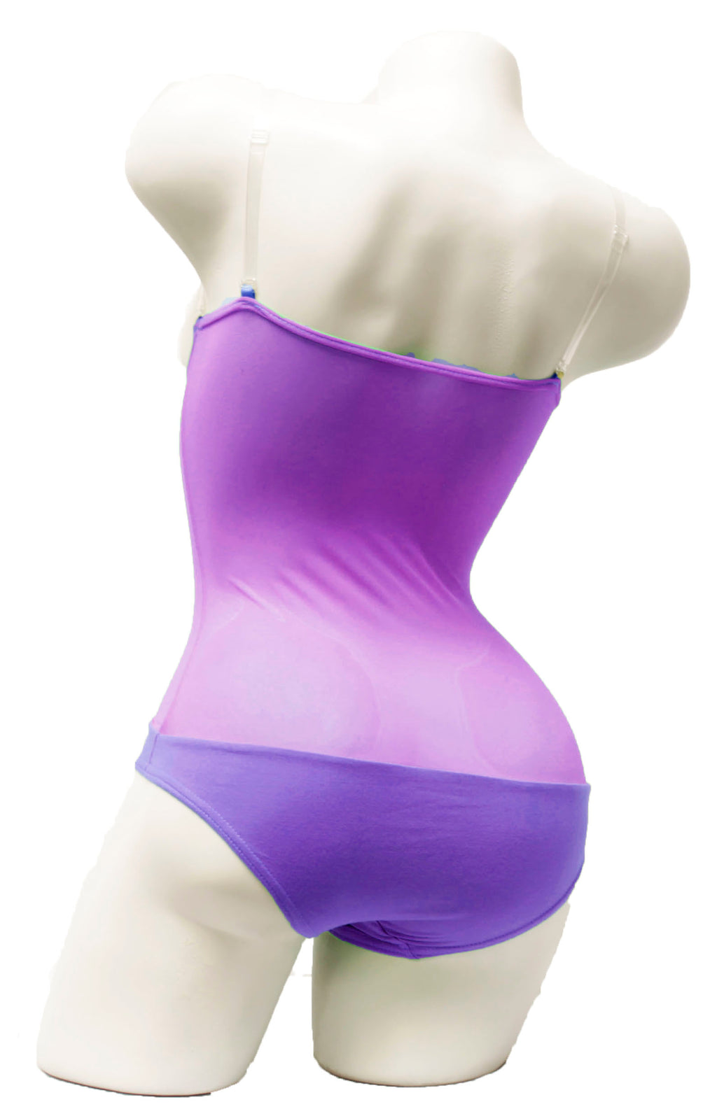 Purple - Underbust with straps - In Stock