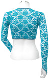 Bolero  - Turquoise Lace - In Stock