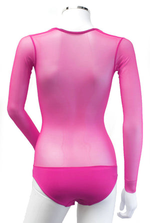 Underbust with Sleeves - Bright Pink