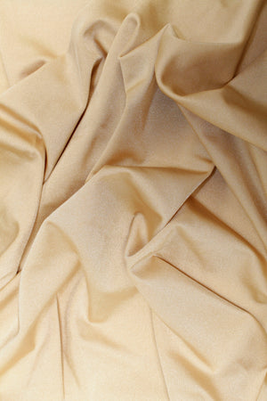 Bodysuit with Sleeves - Flesh Opaque Lycra