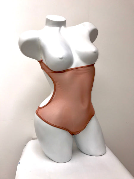In Stock - Cutaway Cover with Straps - Deep Blush