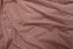IN STOCK - Underbust with Sleeves - Deep Blush Silver Sprinkles