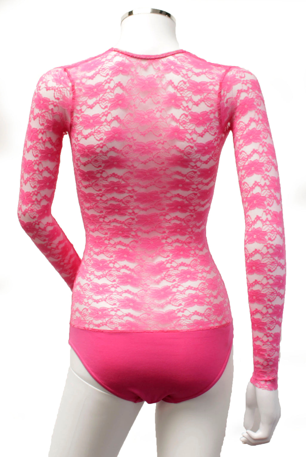 Underbust with Sleeves - Pink Lace