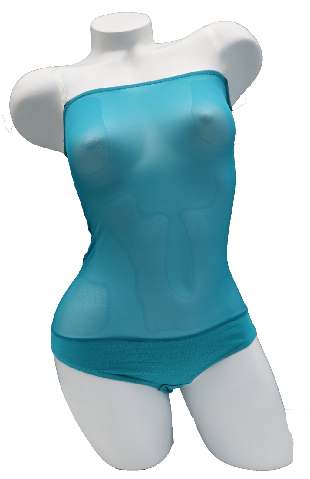 Overbust with Straps - Teal