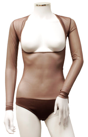 Underbust with Sleeves - Truffle
